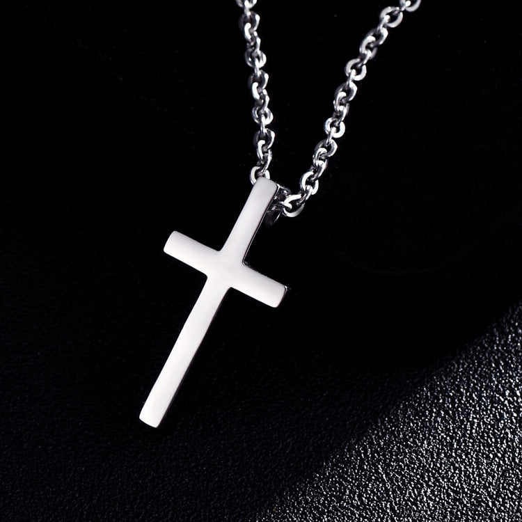 Cross Necklace- Steel
