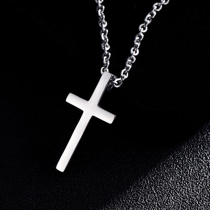 Cross Necklace- Steel