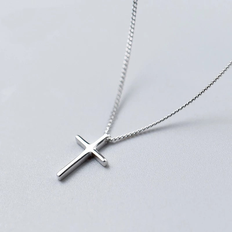 925 sterling silver cross necklace hypoallergenic jewelry